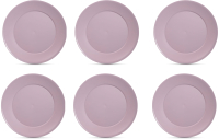 Набор тарелок Hobby Life Service / HL031296-6P (6шт, розовый) - 