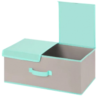 

Коробка для хранения, Серый с крышкой тиффани / 490350