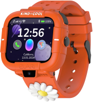 Умные часы детские Elari KidPhone / KP-MB-ORG (оранжевый) - 