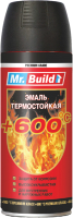 Краска Mr. Build для высоких температур 714797 (400мл, черный) - 