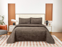 Набор текстиля для спальни Sofi de Marko Бенита 240x260 / Пок-Бн-240x260ш (шоколадный) - 