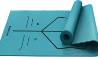 Коврик для йоги и фитнеса Proiron 1730x610x4 / К1736104Б (бирюзовый) - 