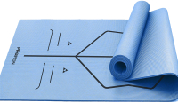 Коврик для йоги и фитнеса Proiron 1730x610x4 / К1736104Г (голубой) - 
