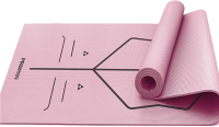 Коврик для йоги и фитнеса Proiron 1730x610x4 / К1736104Р (розовый) - 
