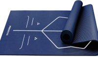Коврик для йоги и фитнеса Proiron 1730x610x4 / К1736104ТС (темно-синий) - 