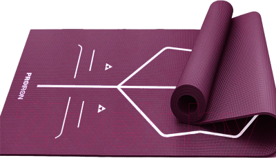 Коврик для йоги и фитнеса Proiron 1730x610x4 / К1736104Ф (фиолетовый)