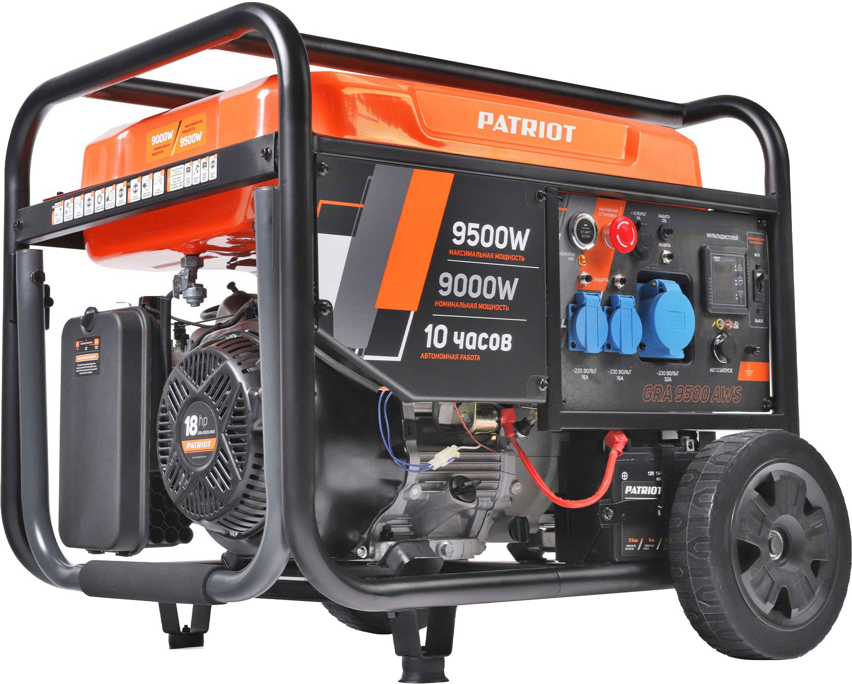 Бензиновый генератор PATRIOT GRA 9500AWS