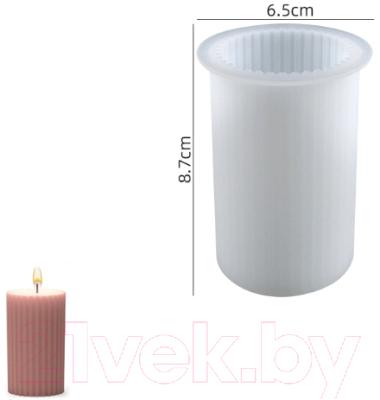 Молд для творчества ХоббиБум Свеча для воска (8.7x6.7)