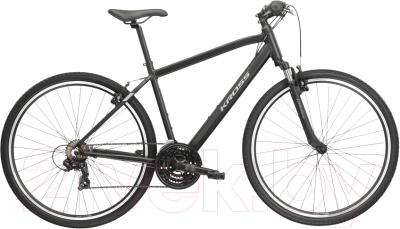 Велосипед Kross Evado 1.0 M 28 bla_pew m / KREV1Z28X19M004330 (M, черный/графит)