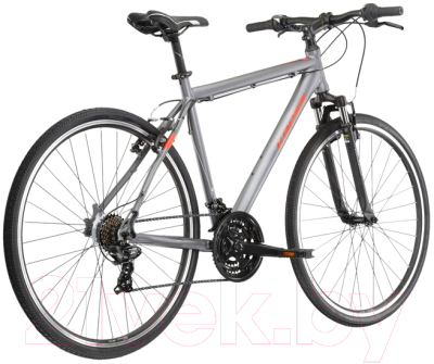 Велосипед Kross Evado 1.0 M 28 pew_red m / KREV1Z28X19M004201 (M, графит/красный)
