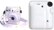 Фотоаппарат с мгновенной печатью Fujifilm Instax Mini 12 белый + чехол Sundays с ремнем пурпурный - 