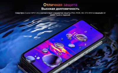 Смартфон Oukitel WP21 Ultra 12GB/256GB (черный)