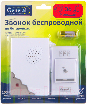 Электрический звонок General Lighting GDB-B-004 / 800655