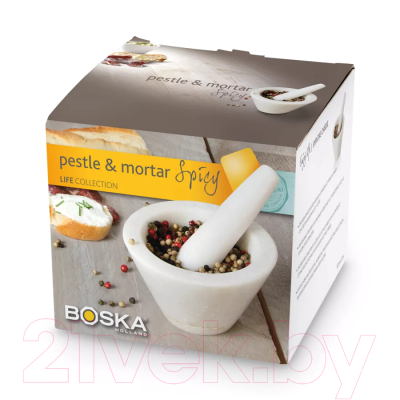 Ступка с пестиком Boska BSK330309 (белый)
