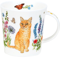 Кружка Dunoon Рыжий кот и цветы Ломонд DNN78586852 (320мл) - 