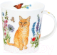 Кружка Dunoon Рыжий кот и цветы Ломонд DNN78586852 (320мл) - 