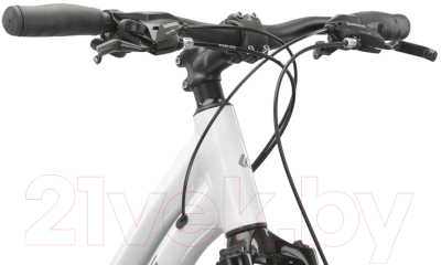 Велосипед Kross Evado 3.0 D 28 whi_ste g / KREV3Z28X19W006708 (L, белый/стальной)