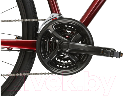 Велосипед Kross Evado 4.0 D 28 rub_bla g / KREV4Z28X19W006718 (L, рубиновый/черный)