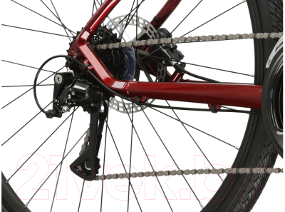 Велосипед Kross Evado 4.0 D 28 rub_bla g / KREV4Z28X19W006718 (L, рубиновый/черный)