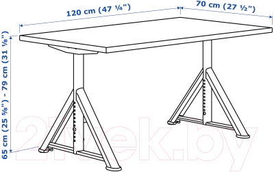Письменный стол Ikea Идосен 692.810.26