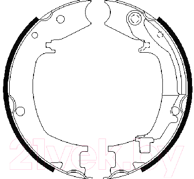

Тормозные колодки Bosch, 0986487711