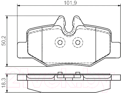 

Тормозные колодки Bosch, 0986495088