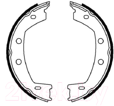 

Тормозные колодки Bosch, 0986487732