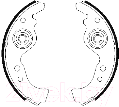 

Тормозные колодки Bosch, 0986487030
