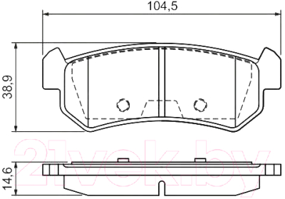 

Тормозные колодки Bosch, 0986494133