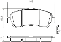 

Тормозные колодки, 0986494501