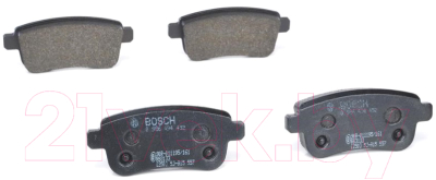 Тормозные колодки Bosch 0986494452