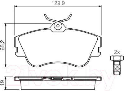 

Тормозные колодки Bosch, 0986461753