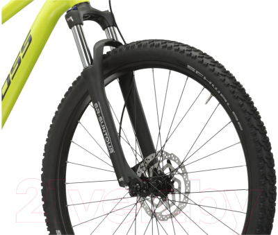 Велосипед Kross Level 1.0 M 29 lim_bla m / KRLV1Z29X17M007018 (M, зеленый/черный)