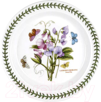 Тарелка столовая обеденная Portmeirion Ботанический сад Душистый горошек /  PRT-BG05052-26