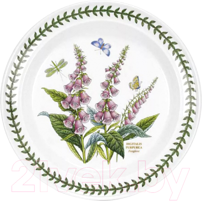 Тарелка столовая обеденная Portmeirion Ботанический сад Наперстянка / PRT-BG05052-34
