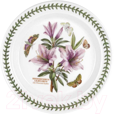 Тарелка столовая обеденная Portmeirion Ботанический сад Азалия / PRT-BG05052-4
