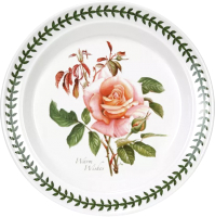 Тарелка столовая обеденная Portmeirion Ботанический сад Розы Наилучшие пожелания / PRT-BR05052-6 (чайная роза) - 
