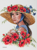 Набор для вышивания Merejka Цветочная шляпа / К-250 - 