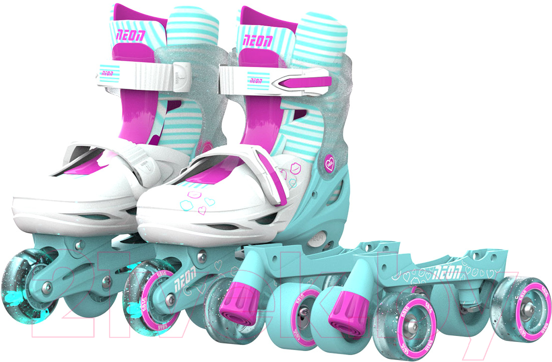 Роликовые коньки Yvolution Neon Combo Skates / NT09T4