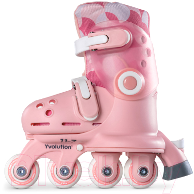 Роликовые коньки Yvolution Twista / YR25P4 (р.22-27, розовый)