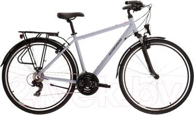 Велосипед Kross Trans 1.0 M 28 gry_bla m / KRTR1Z28X17M002490 (S, серый/черный)