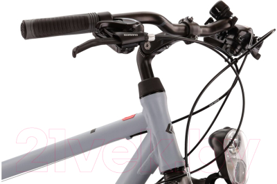 Велосипед Kross Trans 1.0 M 28 gry_bla m / KRTR1Z28X17M002490 (S, серый/черный)