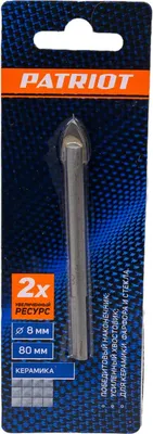 

Сверло, по керамике 8х80мм / 815010065