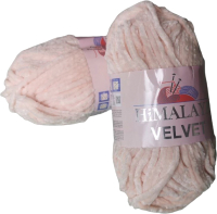 Набор пряжи для вязания Himalaya Velvet / 90053 (2 мотка, светлый персик) - 