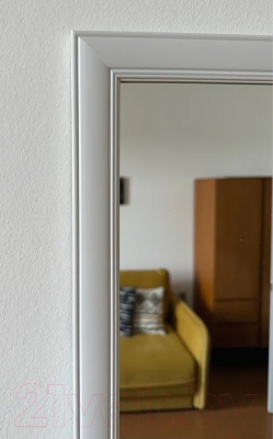 Зеркало A+T Home Decor в багетной раме Ultra 36х120см / 361230 (белый)