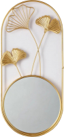 Зеркало A+T Home Decor Mirror Ginkgo с декором 50x21x1см / Е16-0386А - 