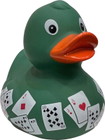 Игрушка для ванной Funny Ducks Покер уточка / FuDu1318 - 