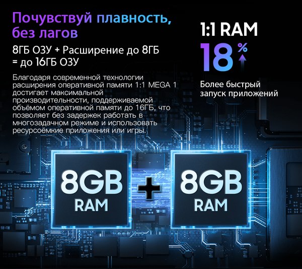 Планшет Blackview Mega 1 12GB/256GB / MEGA 1_MG12 (лунный серый)