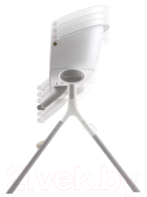 Стульчик для кормления Beaba Up&Down High Chair Grey/White 912598