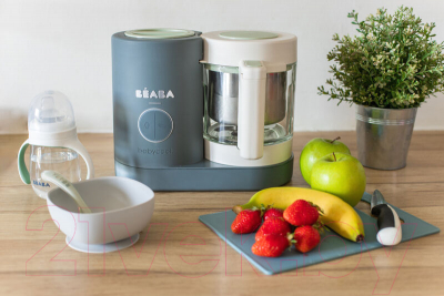 Блендер-пароварка Beaba Babycook Neo Minera Grey EU FR 916710/916712